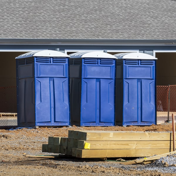 is there a specific order in which to place multiple porta potties in West Glendive